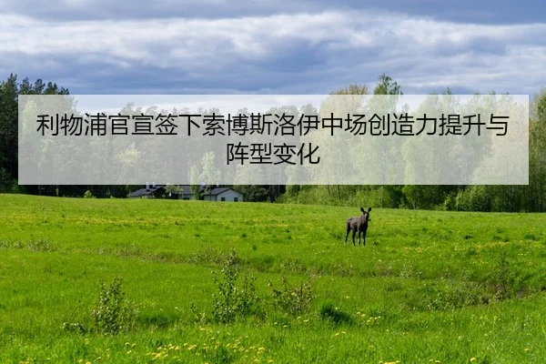 利物浦官宣签下索博斯洛伊中场创造力提升与阵型变化